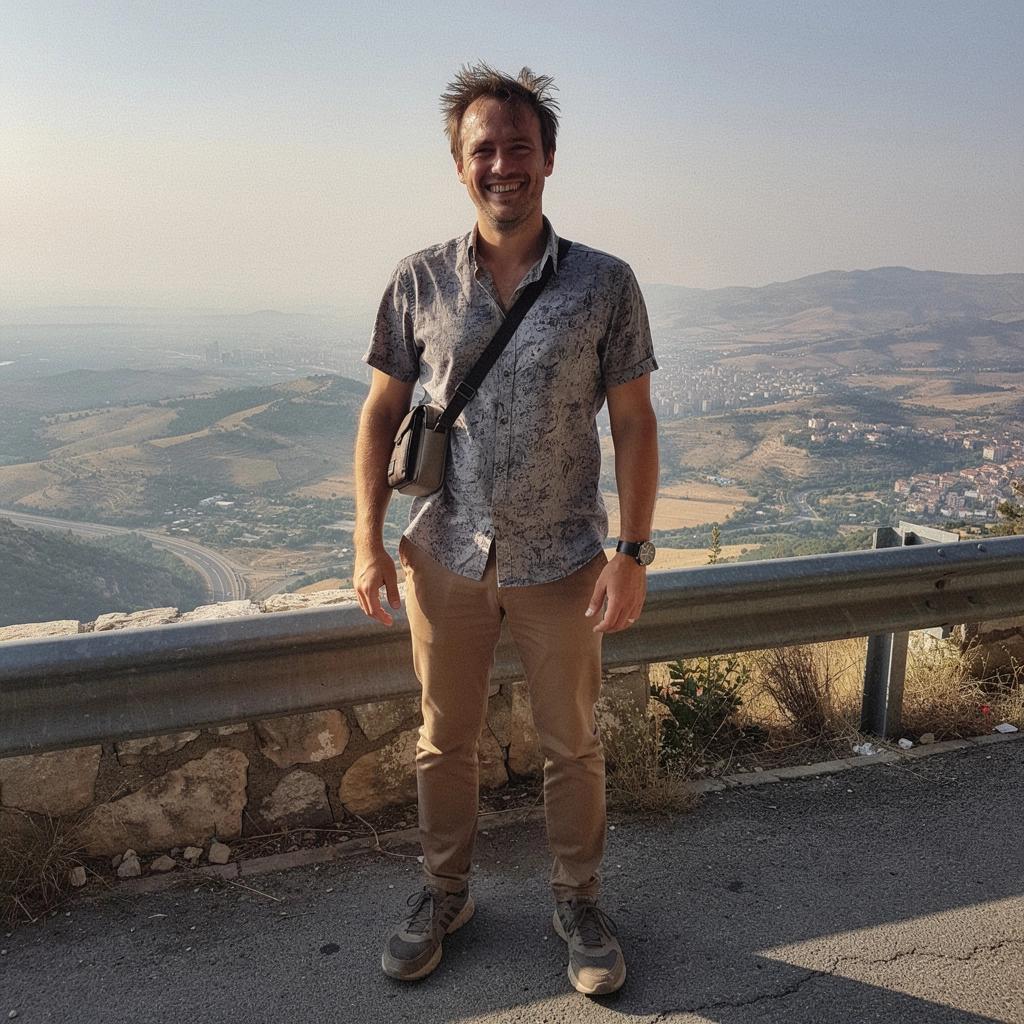 Malowniczy zachód słońca nad oceanem, tworzący romantyczną atmosferę.